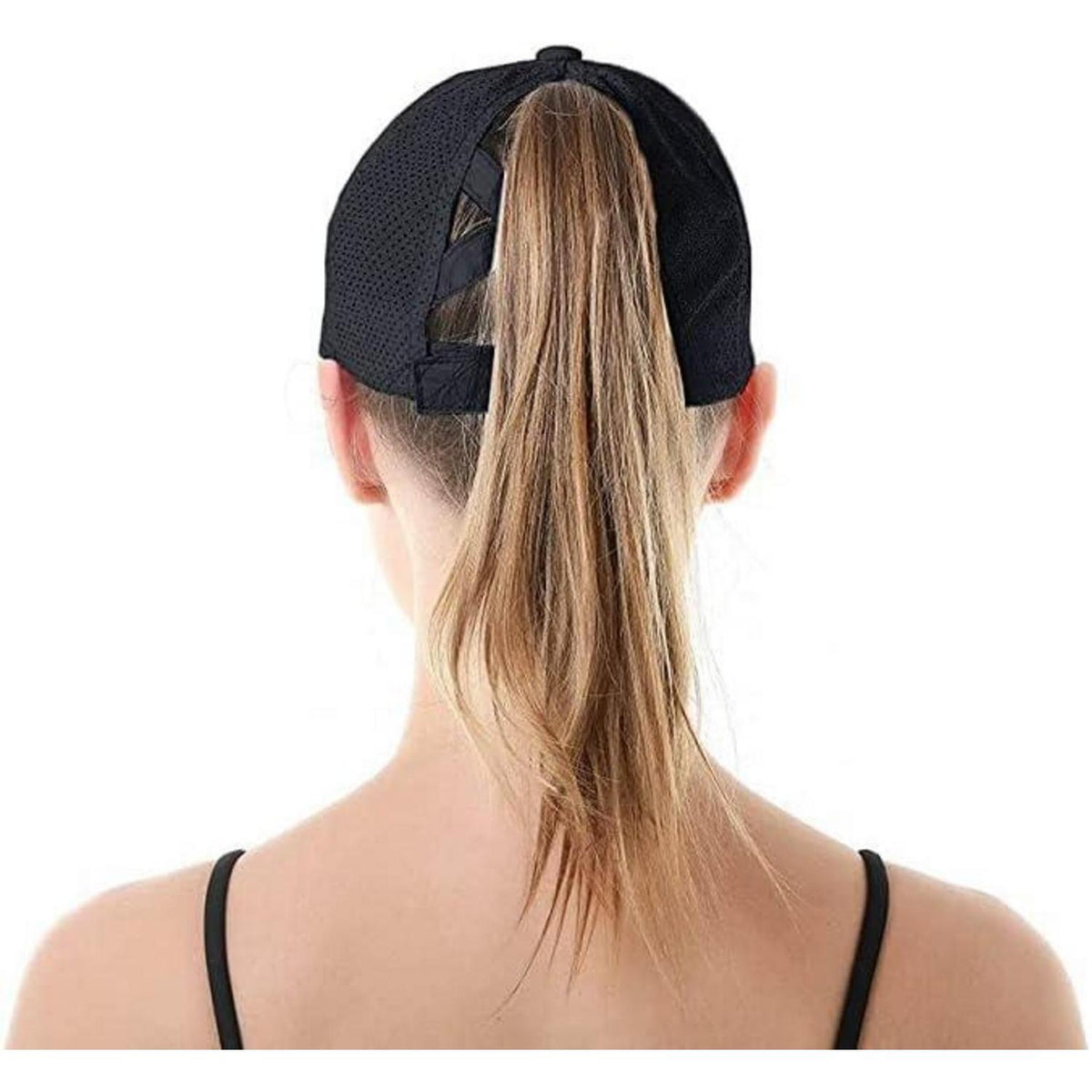 Baseball Cap Damen Pferdeschwanz Mesh Sonnenschutz Hut