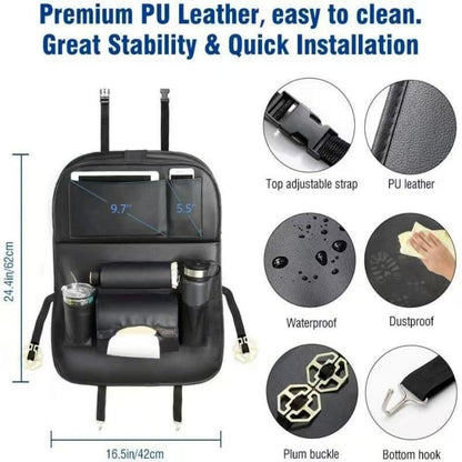 Auto Rücksitz Organizer mit Tisch & Tablet Halterung