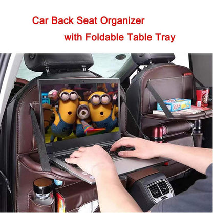 Auto Rücksitz Organizer mit Tisch & Tablet Halterung