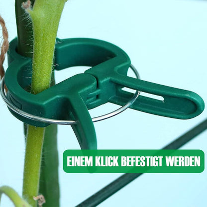 Pflanzenclips für Rankpflanzen, 48 Stück, stabil und pflanzenfreundlich