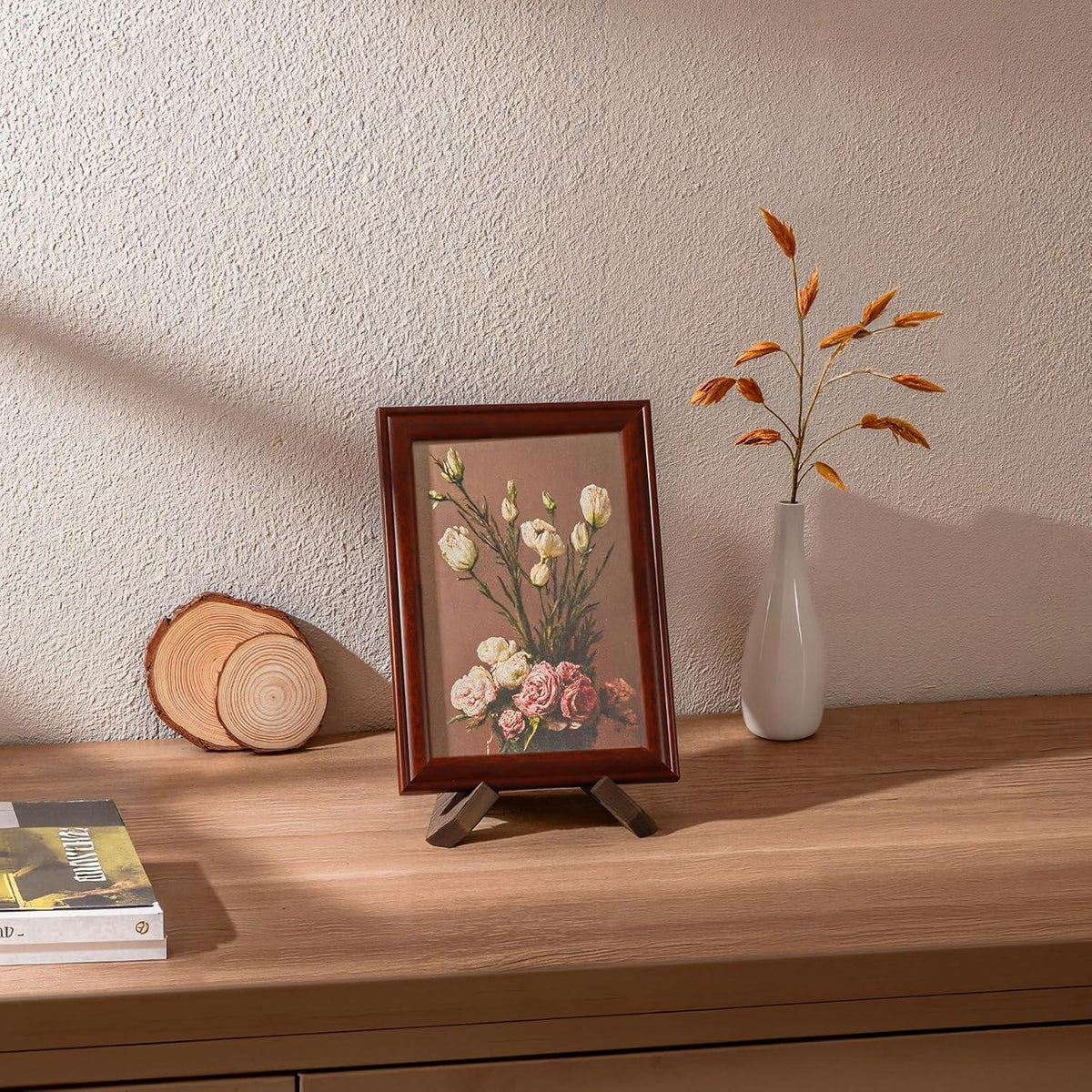 Holz Tellerständer 12 cm – Deko Tischaufsteller für Teller & Bilder