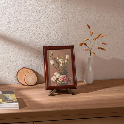 Holz Tellerständer 12 cm – Deko Tischaufsteller für Teller & Bilder