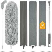 Teleskop Staubwedel Set Mikrofaser Staubwischer 2.44m Ausziehbar