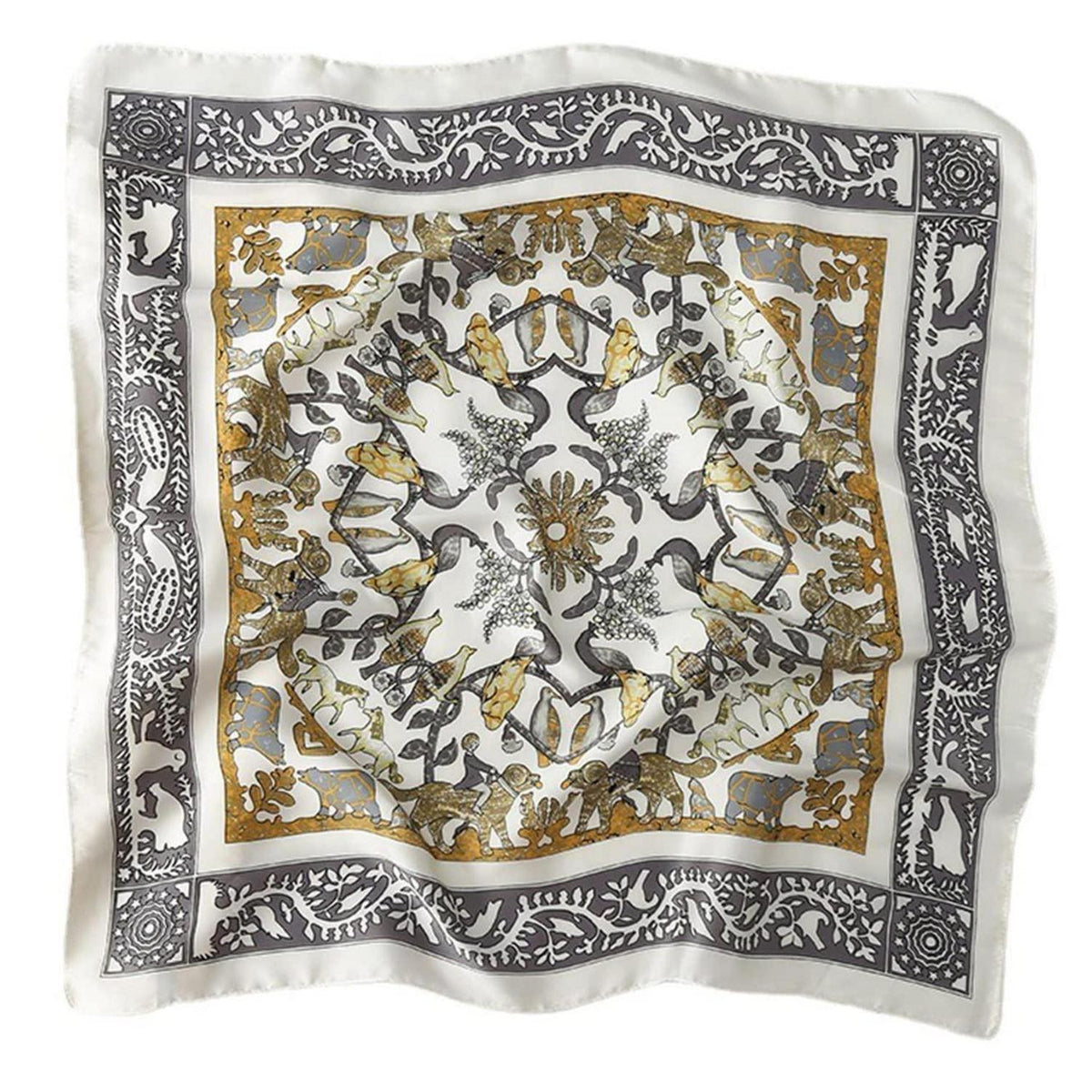 Seidentuch Damen 70x70cm leicht elegant Geschenkidee