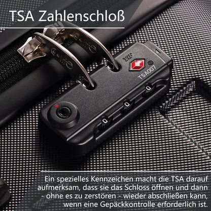 COOLIFE Koffer-Set 3tlg. – Hartschale mit TSA-Schloss