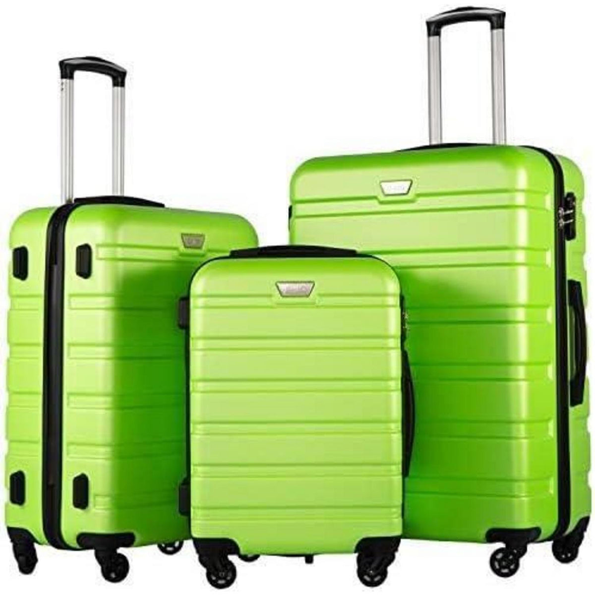 COOLIFE Reisekoffer-Set: Hartschale, TSA-Schloss, 3 Größen