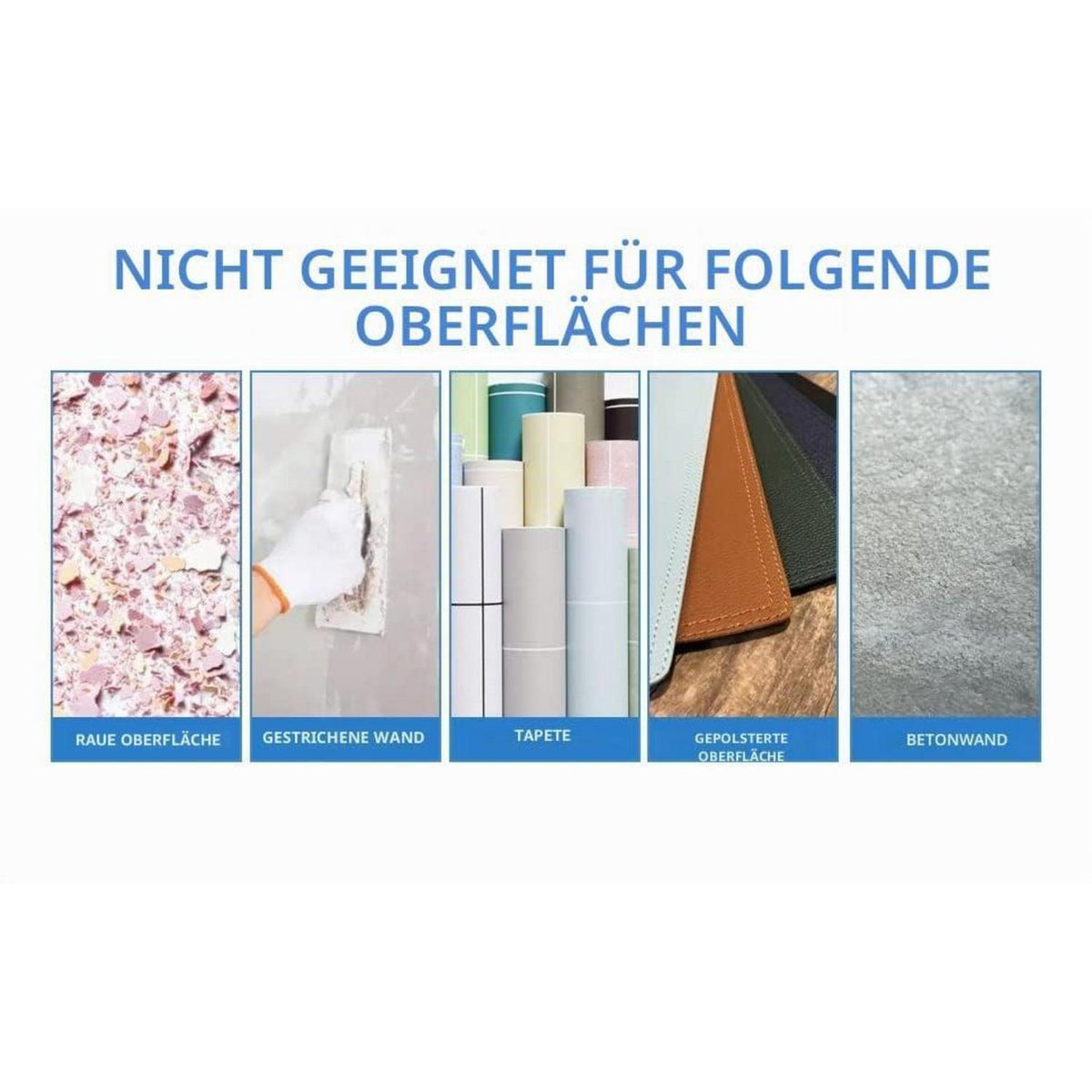 Handtuchhaken selbstklebend Edelstahl gebürstet Silber