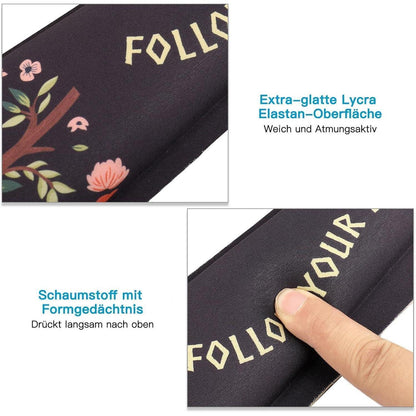 Ergonomisches Mauspad & Tastatur-Handgelenkauflage Set mit Wolf-Design