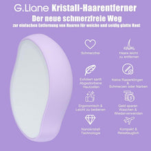 Kristall-Haar-Radiergummi Nano Glas Haarentferner lila