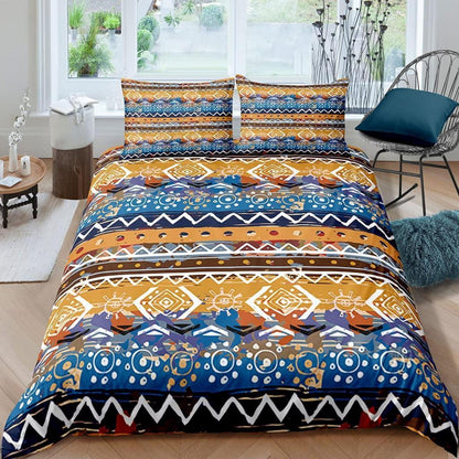 Kinder Bettwäsche Boho Chic 135x200 cm 4-teilig – Weiche Mikrofaser