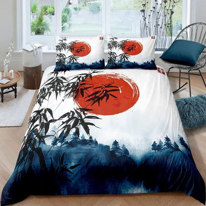 Teenager Bettwäsche Japanischer Stil 200x200 cm 3-teilig