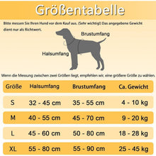 Hundegeschirr mit Griff & Reflektor | Rot M