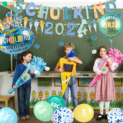 Einschulung Deko Set 2024