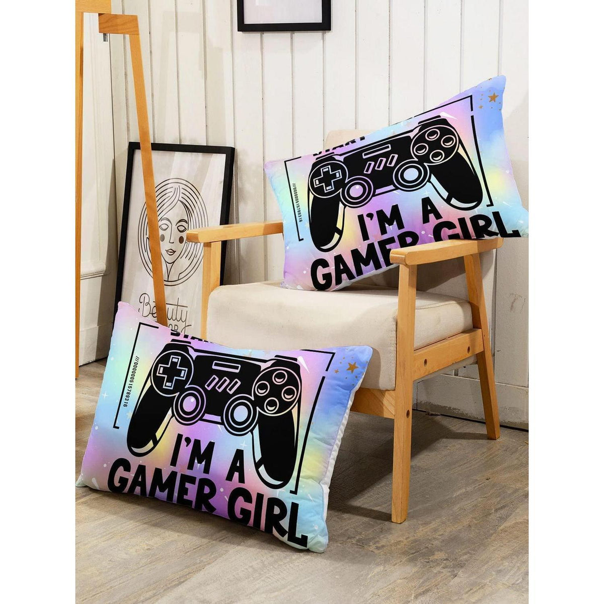 Gamer Bettwäsche-Set mit Spielekonsole Motiv 200x200cm