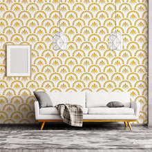 Selbstklebende Geometrische Gold Tapete 44.5x500cm für Bad und Küche