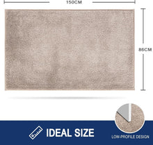 FCSDETAIL Schmutzfangmatte Innen 86x150 cm Beige rutschfest