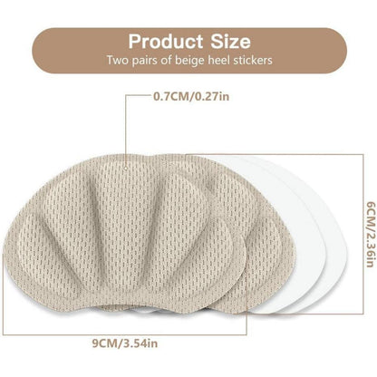 Fersen Reparatur Patches für Sneaker & Schuhe, 2 Paar Aprikose