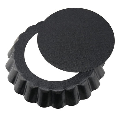 10 Mini Tarteformen mit Hebeboden – Antihaft & Rostfrei