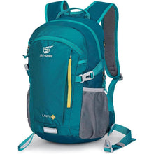 Leichter Wanderrucksack 20L mit Rückenbelüftung & Notfallguide Cyan