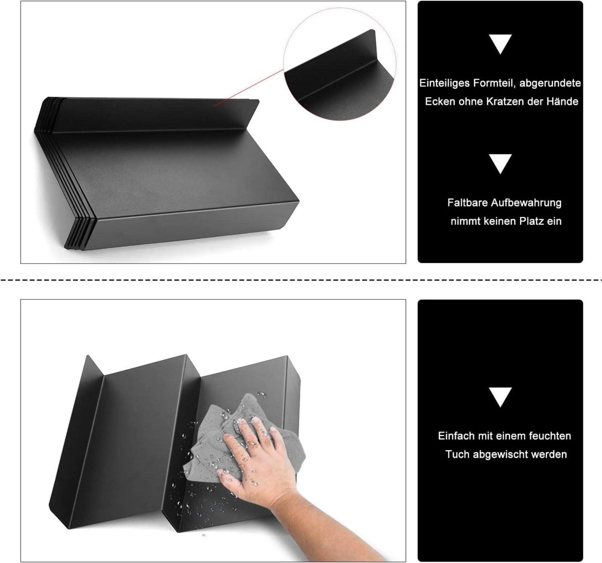 Gewürzregal Schublade ausziehbar Edelstahl 3 Ebenen Küchen Organizer