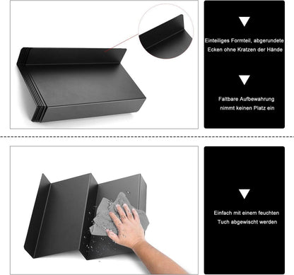 Gewürzregal Schublade ausziehbar Edelstahl 3 Ebenen Küchen Organizer