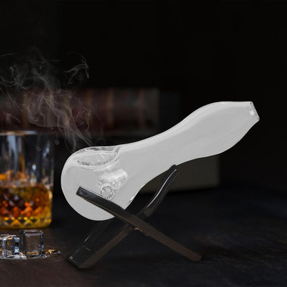 Glaspfeife mit 7 Löchern – Elegant, Kompakt & Hitzebeständig