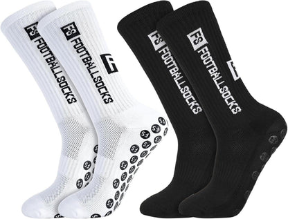 Sportsocken Fußball Anti Rutsch Grip 2 Paar 39-46 Bequem