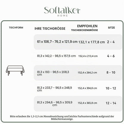 Rote Tischdecke geometrisch 150x210 cm – Jacquard & Flüssigkeitssicher