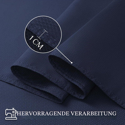 Navy Tischdecke Rechteckig 150x210 cm - Geometrisches Muster