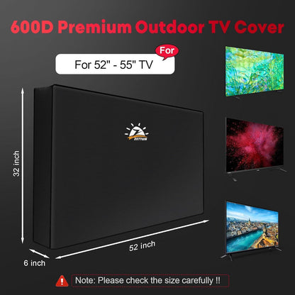 Outdoor TV Abdeckung 52-55 Zoll – Wasserdicht & UV-Beständig