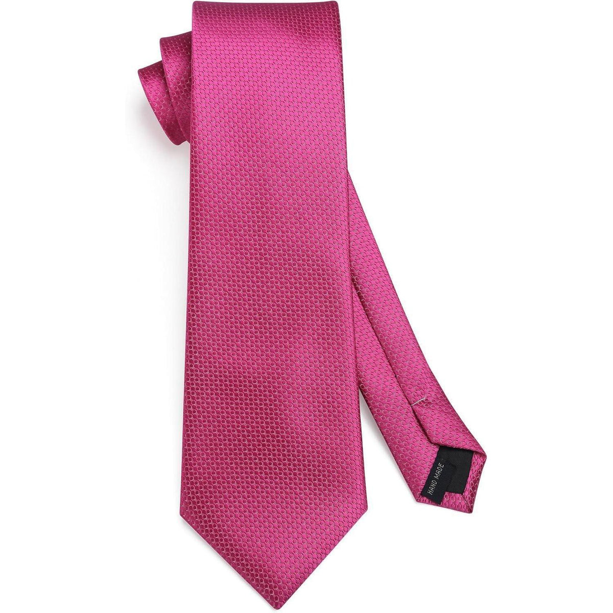 Herren Krawatten-Set mit Einstecktuch, Rosa