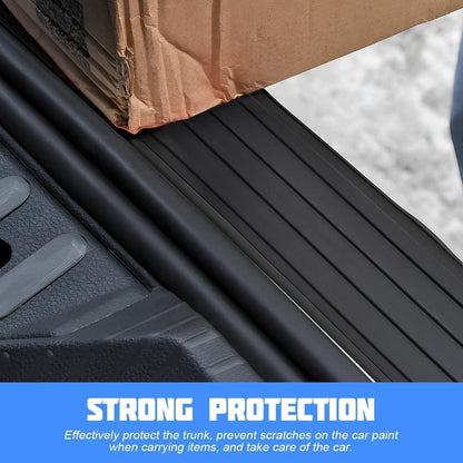 Stoßstangenschutz Gummi Kratzfest 101x8.5cm Schwarz