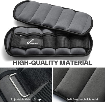 Knöchelgewicht Set Verstellbar Handgelenkriemen 0,45 kg