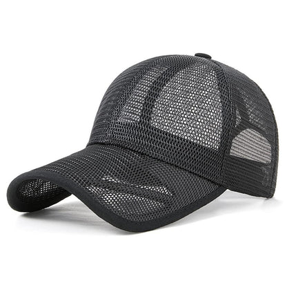 Sommer Baseball Cap Herren Damen Mesh Atmungsaktiv Sonnenschutz