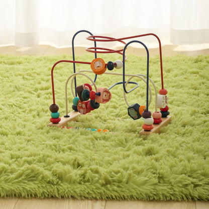 Weicher Hochflor Shaggy Teppich Grün 200 x 300 cm