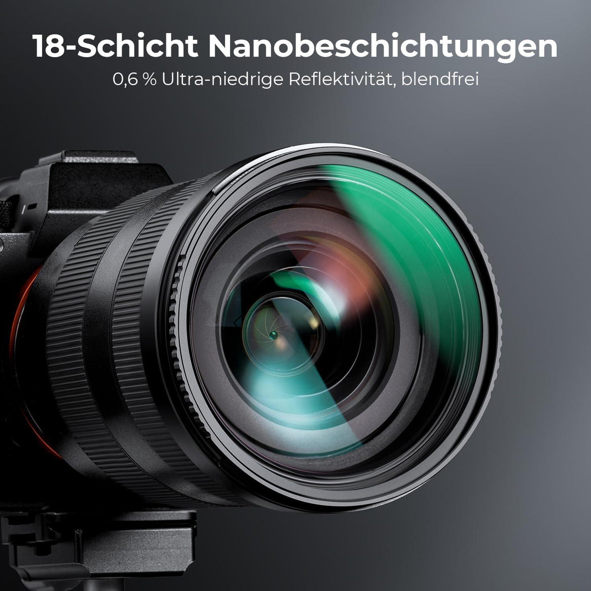39MM K&F Concept Ultraviolett-Filter mit 18 Schichten