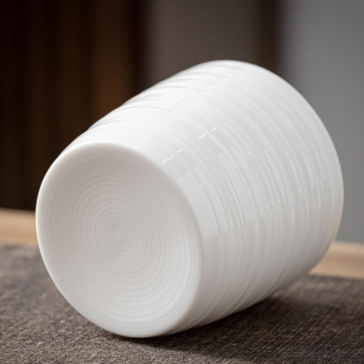 Japanische Porzellan Teetasse 7,1 OZ Weiß Keramik 4 Stück