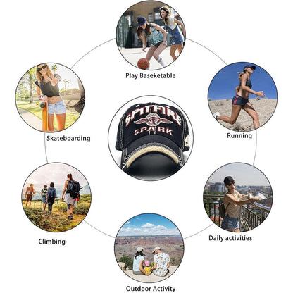 Herren Baseball Cap Adler Stickerei, Einstellbar & Verstellbar
