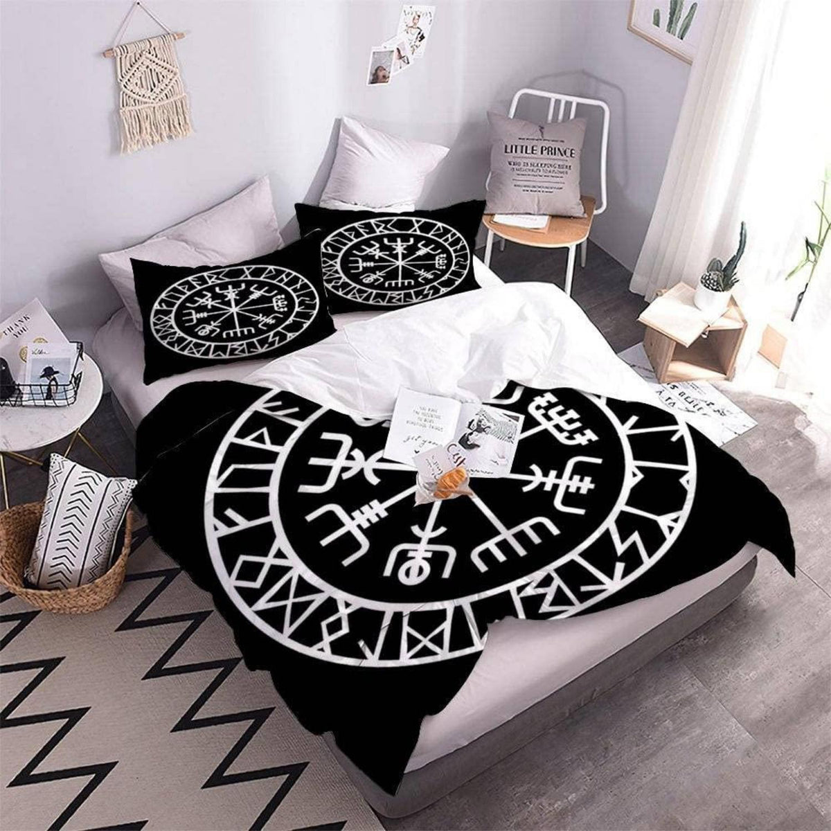 Wikinger Kinder Bettwäsche Set 135x200 cm, 4-teilig