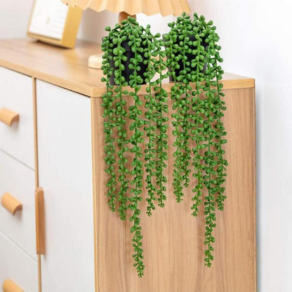 Hängende Kunstpflanze mit Topf – 2er Set, 47cm