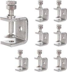 8er Set 30mm Edelstahl C Klemmen für diverse Projekte