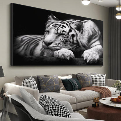 Diamant Painting Tiger XXL 150x70cm - DIY Bausatz für Wandbild