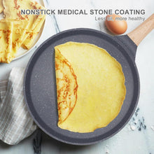 Bobikuke Crepe Pfanne 20 cm Antihaft Induktion Schwarz
