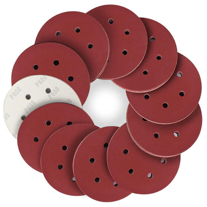 Schleifscheiben 150mm Klett P600 für Exzenterschleifer 50 Stück