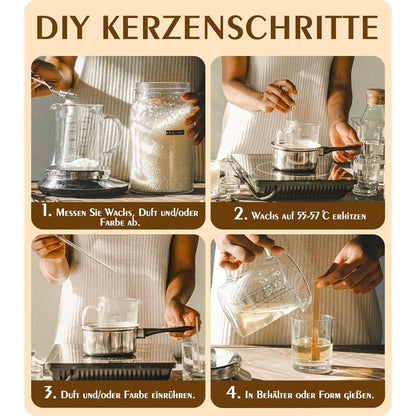 Sojawachs für Kerzen 10kg Premium kerzenwachs zum gießen
