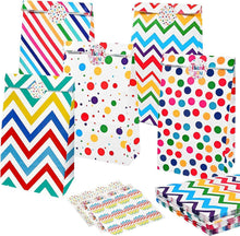 20 Stk. 5-Stil Geschenktüten mit 36 Aufklebern, Kindergeburtstag