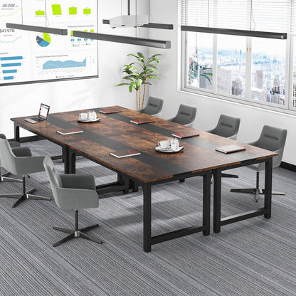 Moderner Computertisch 160x80 cm – Rustikal/Schwarz – Home Office Schreibtisch