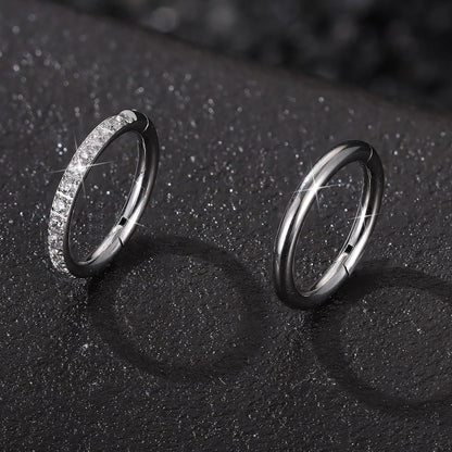 Bauchnabelpiercing Hoop Bananabells 2er Set Chirurgenstahl Klickverschluss