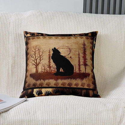 Wölfe Kissenbezug 50x50cm - 2er Set - Weich & Dekorativ