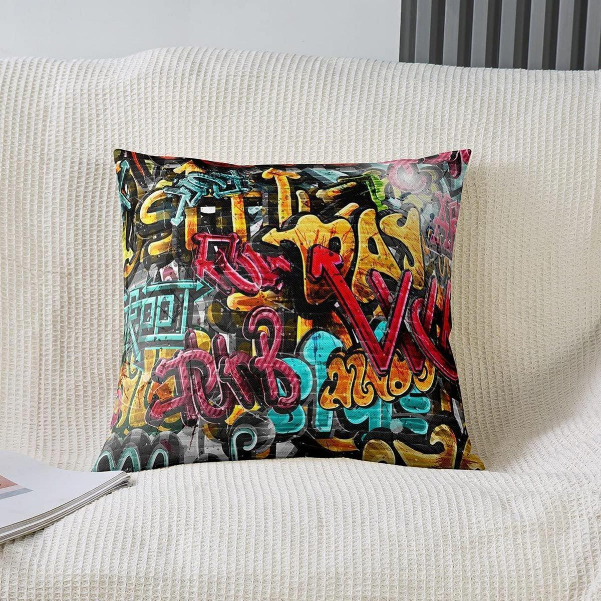Hippie Graffiti Kissenbezüge 50x50cm - 2er Set